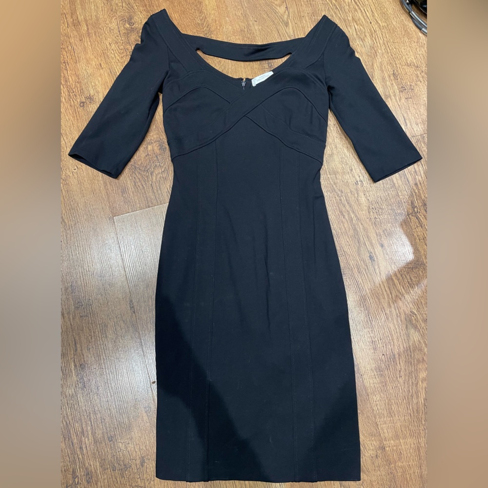 Versace Black Fitted Dress